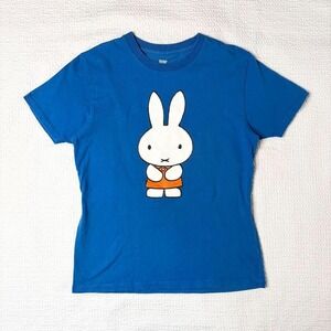 Miffy blue graphic tee from japan